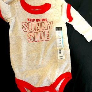 Baby boy short sleeve onesie T-shirt